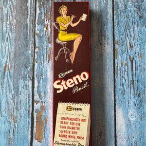 Vintage A.W. Faber Steno Pencils with Orginal Box